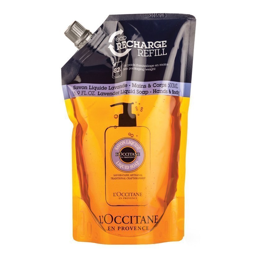 Vedela käteseebi täide L'Occitane Lavender 500 ml цена и информация | Seebid | kaup24.ee