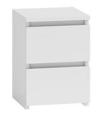 Прикроватный шкафчик ADRK Furniture Puna P2, белый цена и информация | Прикроватные тумбочки | kaup24.ee