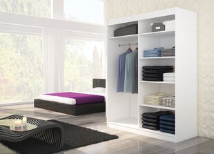 Шкаф ADRK Furniture Luft, белый/цвета дуба цена и информация | Шкафы | kaup24.ee