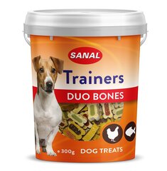 Sanal Dog Trainers Duo Bones лакомство для собак, 300 г цена и информация | Лакомства для собак | kaup24.ee