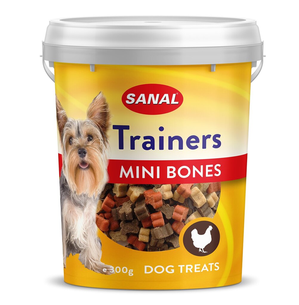 Sanal Mini Bones koeramaius 300g hind ja info | Maiustused koertele | kaup24.ee