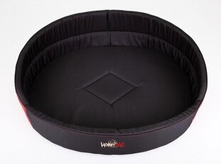 Hobbydog лежак Клеточки R9, черный/красный, 87x74 см цена и информация | Лежаки, домики | kaup24.ee