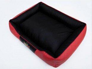 Hobbydog лежак Cesarean Perfect, красный/черный R4, 114x84 см цена и информация | Лежаки, домики | kaup24.ee