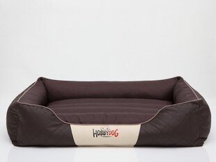 Hobbydog лежак Cesarean Standart, коричневый R3, 95x73 см цена и информация | Лежаки, домики | kaup24.ee