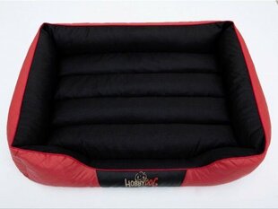 Hobbydog лежак Cesarean Standart, красный/черный R5, 125x98 см цена и информация | Лежаки, домики | kaup24.ee