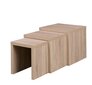 3-laua komplekt ADRK Furniture Basel, tamme värvi цена и информация | Diivanilauad | kaup24.ee