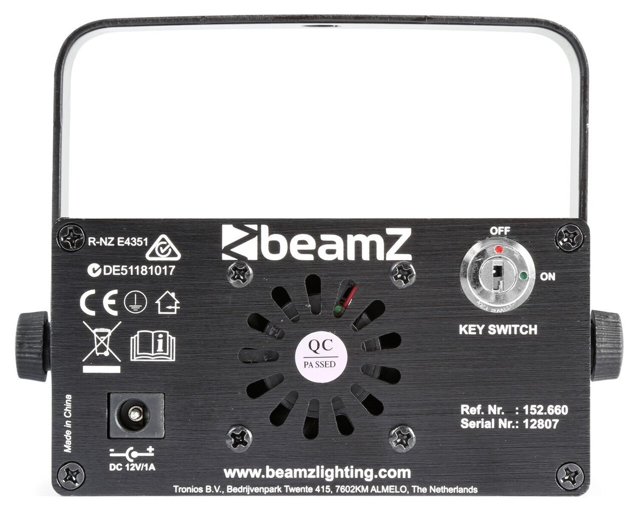 Topeltlaser "Beamz Bianca" 330mW RGB Gobo IRC hind ja info | Peokaunistused | kaup24.ee