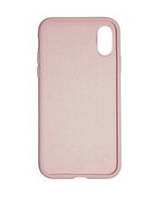 Full protection Set - silikoonist ümbris + ekraani kaitseklaas telefonile iPhone X/XS roosa (pink rose) hind ja info | Telefoni kaaned, ümbrised | kaup24.ee