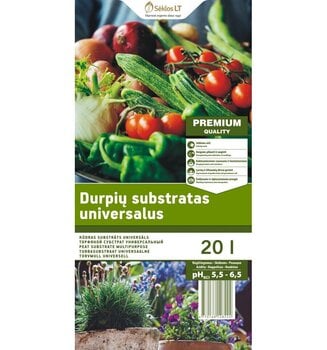 Turbasubstraat universaalne hind ja info | Muld, turvas, kompost | kaup24.ee