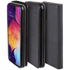 Книжка-чехол Fusion Magnet Case для Xiaomi Redmi 8A, чёрный цена и информация | Чехлы для телефонов | kaup24.ee