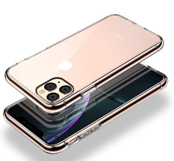 Silikoonist ümbris Fusion Ultra tagakülg 0,3 mm Protect Apple iPhone 11 Pro Max, läbipaistev цена и информация | Telefoni kaaned, ümbrised | kaup24.ee