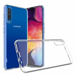 Fusion Ultra Back Case 0.3 mm Прочный Силиконовый чехол для Samsung A705 Galaxy A70 Прозрачный цена и информация | Чехлы для телефонов | kaup24.ee