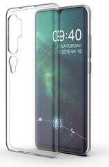 Silikoonist ümbris Fusion Ultra tagakülg 0,3 mm Protect Xiaomi Mi Note 10 Pro / Mi Note 10, läbipaistev hind ja info | Telefoni kaaned, ümbrised | kaup24.ee