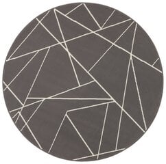 Ковер Grey Geometric 140x140 см цена и информация | Коврики | kaup24.ee