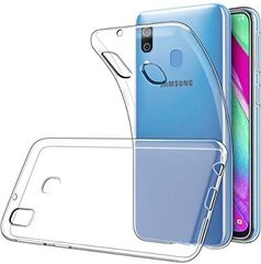 Silikoonist ümbris Fusion Ultra tagakülg 1 mm Protect Samsung A405 Galaxy A40, läbipaistev hind ja info | Telefoni kaaned, ümbrised | kaup24.ee