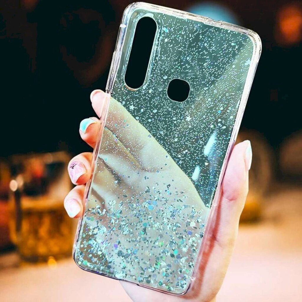 Silikoonist ümbris Fusion Glue Glitter Back Case Apple iPhone 11, roheline цена и информация | Telefoni kaaned, ümbrised | kaup24.ee