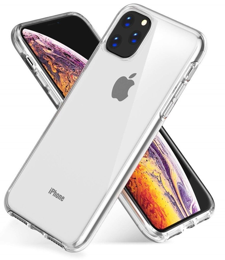 Silikoonist ümbris Fusion Ultra Back Case 1 mm Protect Apple iPhone 11 Pro Max, läbipaistev hind ja info | Telefoni kaaned, ümbrised | kaup24.ee
