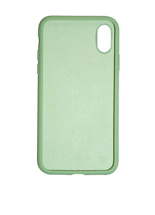 Full protection Set - silikoonist ümbris + ekraani kaitseklaas telefonile iPhone X/XS roheline (green tea) hind ja info | Telefoni kaaned, ümbrised | kaup24.ee