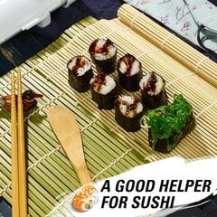 Sushi valmistamise komplekt Bambusest sushimatt kõik ühes valges цена и информация | Женские кошельки, держатели для карточек | kaup24.ee