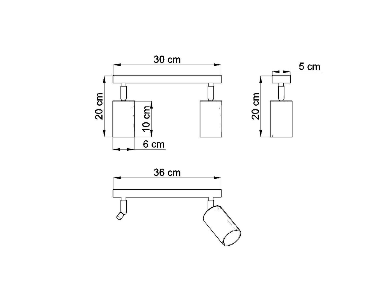 Sollux laelamp Berge 2 Wood hind ja info | Rippvalgustid | kaup24.ee