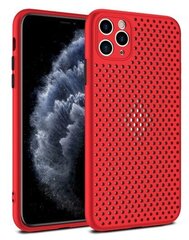 Silikoonist ümbris Fusion Breathe Huawei P30 Lite, punane hind ja info | Telefoni kaaned, ümbrised | kaup24.ee