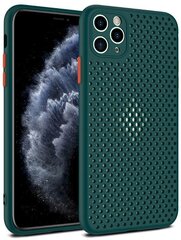 Силиконовый чехол Fusion Breathe Case для Huawei P30 Lite, зеленый цена и информация | Чехлы для телефонов | kaup24.ee