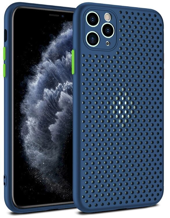 Silikoonist ümbris Fusion Breathe Huawei P30 Lite, sinine цена и информация | Telefoni kaaned, ümbrised | kaup24.ee