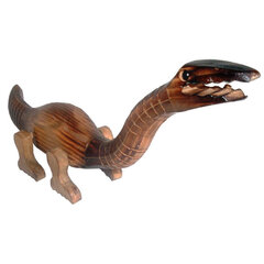 Dinosaurus puidust 33cm 5676 hind ja info | Arendavad mänguasjad | kaup24.ee