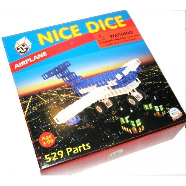 Konstruktor nice dice 529 osa airplane 6684 hind ja info | Klotsid ja konstruktorid | kaup24.ee