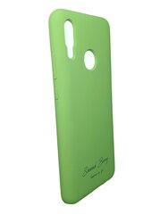 Силиконовый чехол SoundBerry для Samsung Galaxy A70, зеленый (full silicone) цена и информация | Чехлы для телефонов | kaup24.ee