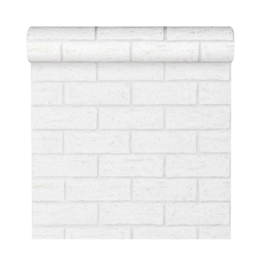 Tapeet 3D Bricks White 58407 цена и информация | Tapeedid | kaup24.ee