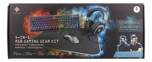 DELTACO GAMING 4-in-1 RGB Gaming GAM-084-UK hind ja info | Klaviatuurid | kaup24.ee