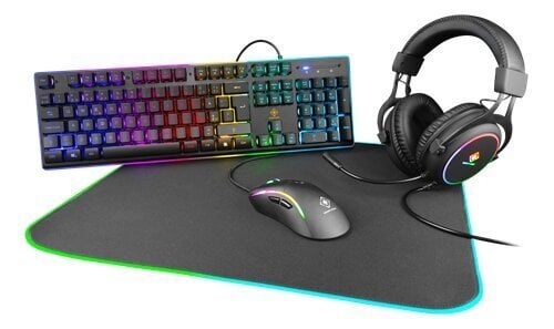 DELTACO GAMING 4-in-1 RGB Gaming GAM-084-UK hind ja info | Klaviatuurid | kaup24.ee