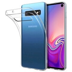 Прочный силиконовый чехол Fusion Ultra Back Case 1 mm для Samsung G977 Galaxy S10 5G, прозрачный цена и информация | Чехлы для телефонов | kaup24.ee