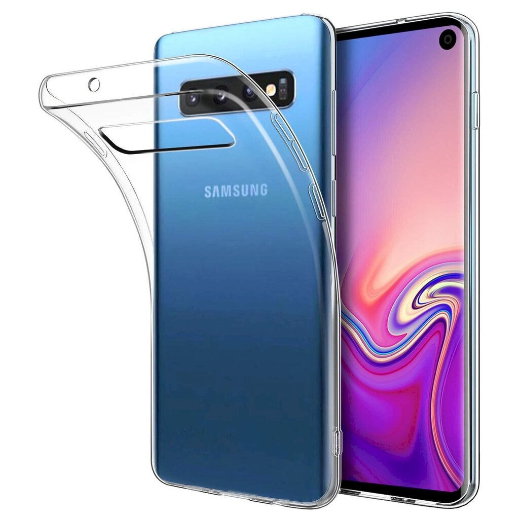 Silikoonist ümbris Fusion Ultra Back Case 1 mm Protect Samsung G977 / Galaxy S10 5G, läbipaistev цена и информация | Telefoni kaaned, ümbrised | kaup24.ee