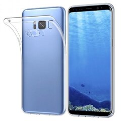 Прочный силиконовый чехол Fusion Ultra Back Case 0.3 mm для Samsung G955 Galaxy S8 Plus, прозрачный цена и информация | Чехлы для телефонов | kaup24.ee