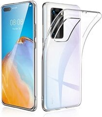 Силиконовый чехол Fusion Ultra Back Case 2 mm Прочный для Huawei P40 Pro, прозрачный цена и информация | Чехлы для телефонов | kaup24.ee