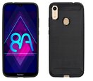 Силиконовый чехол Fusion Trust Back Case для Huawei Y6S / Honor 8A / Y6 Prime 2019, черный