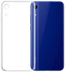 Прочный силиконовый чехол Fusion Ultra Back Case 1 mm для Huawei Y6S / Honor 8A / Y6 Prime 2019, прозрачный цена и информация | Чехлы для телефонов | kaup24.ee