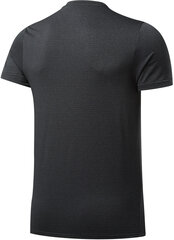 Reebok Футболки Wor Melange Ss Tee Black Melange цена и информация | Мужская спортивная одежда | kaup24.ee