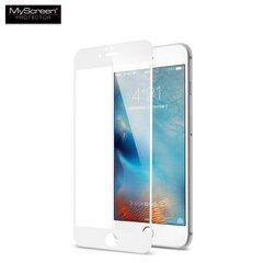 LCD kaitsev karastatud klaas MyScreen Diamond Edge Full Glue Apple iPhone 7/8/SE2 valge цена и информация | Защитные пленки для телефонов | kaup24.ee