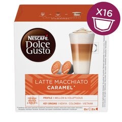 Кофейные капсулы Nescafe Dolce Gusto Latte Macchiato Caramel, 16 шт., 168,8 г цена и информация | Кофе, какао | kaup24.ee