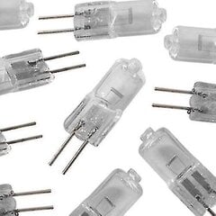 10x alalisvoolu 12v halogeenpirnid G6.35 50w hämardatav soe valge 2700k 2 kontaktiga läbipaistva kapsliga lambipirn lühtrile, lauale hind ja info | Autopirnid | kaup24.ee