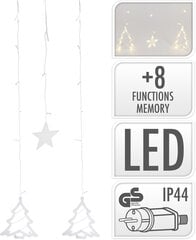 Рождественская гирлянда, 138 LED цена и информация | Новогодняя гирлянда Holiday, 10 светодиодов, 30 см | kaup24.ee