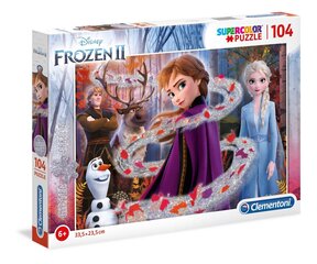 Пазл Clementoni Страна льда 2 (Frozen 2), 104 д. цена и информация | Пазлы | kaup24.ee