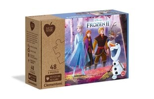 Pusle komplekt Clementoni Jääkuninganna 2 (Frozen 2), 3x48 o. hind ja info | Pusled | kaup24.ee