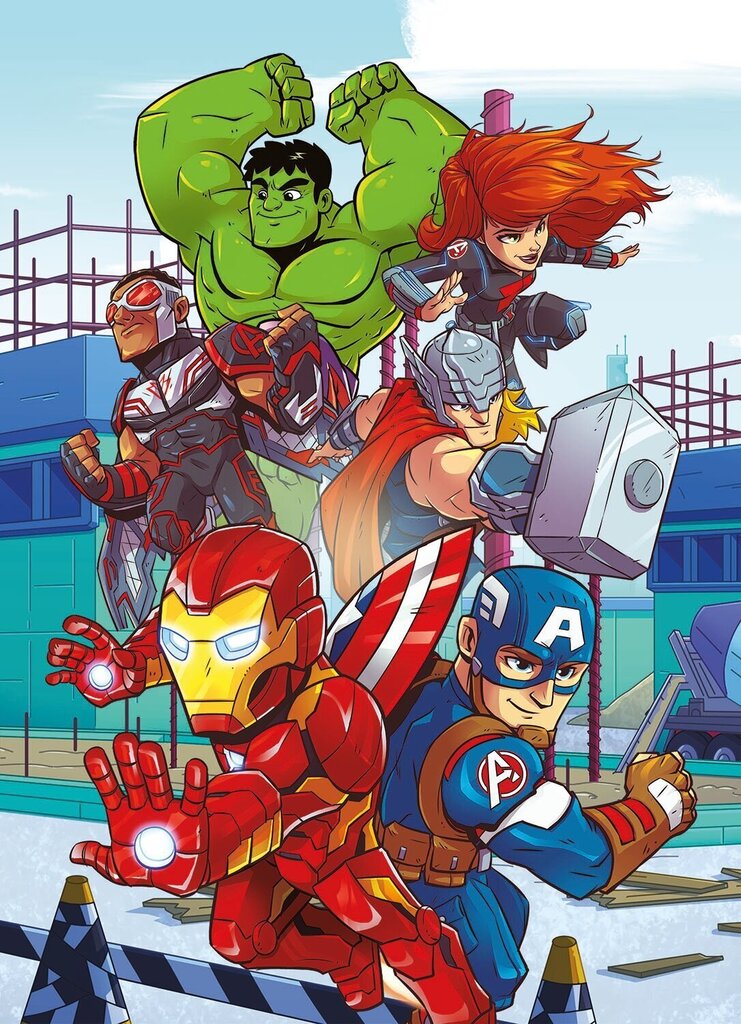 Pusle komplekt Clementoni Marvel Super Hero, 2 x 20 o. hind ja info | Pusled | kaup24.ee