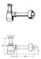 Bidee sifoon 1/4" VIEGA hind ja info | Sifoonid | kaup24.ee