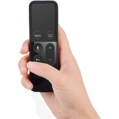 Kaitseümbris kaugjuhtimispuldile Apple TV 4th gen silikoon Must hind ja info | Akulaadijad | kaup24.ee