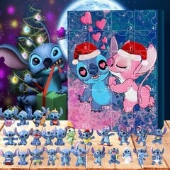 Stitch ja Lilo jõulukalender Blind box hind ja info | Jõulukaunistused | kaup24.ee